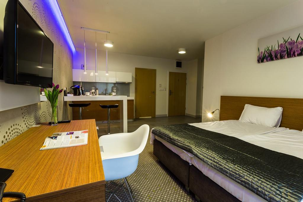 Hubska Apartments Wroclaw Oda fotoğraf